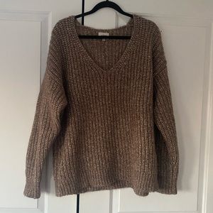 Aritzia V-neck knit sweater